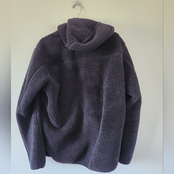 UNIQLO | Men's Black Fleece Jacket Teddy Sherpa Sz L - Picture 3 of 5